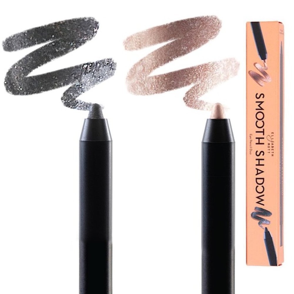Elizabeth Mott - Smooth Shadow Creamy Eye Pencil Duo in Raven & Pearl